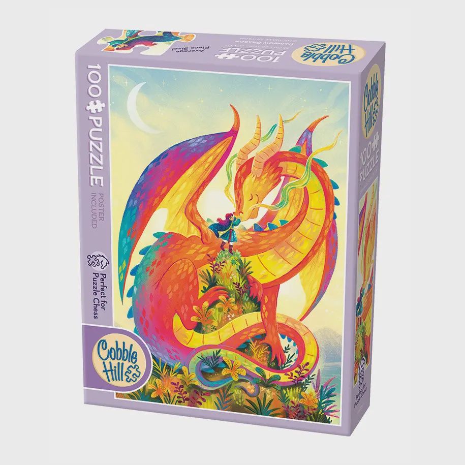 Puzzle: Rainbow Dragon (100 pieces)