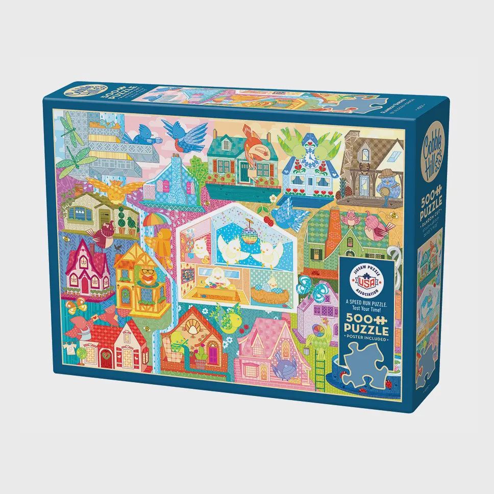 Puzzle: Rainbow Birdies (500 pieces)