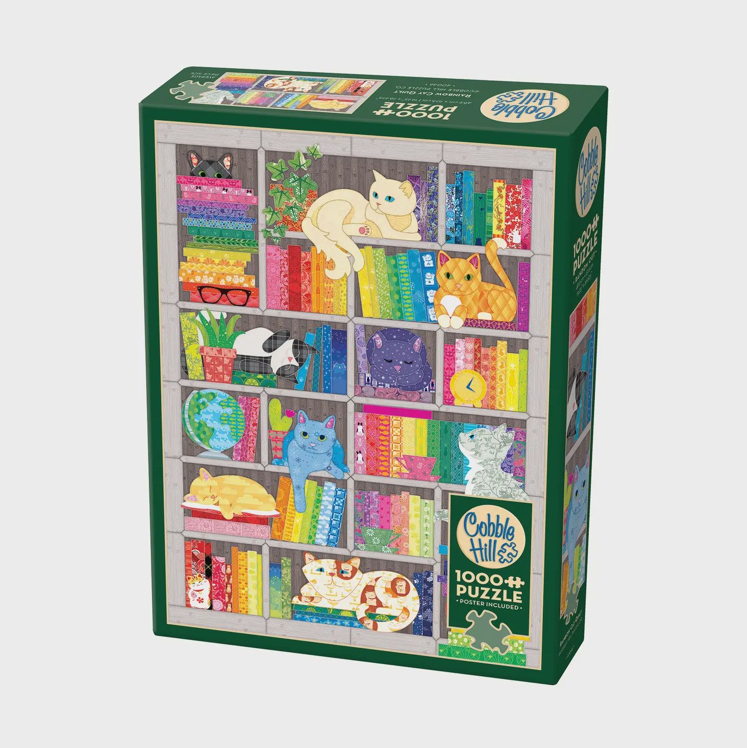 Puzzle: Rainbow Cat Quilt (1000 pieces)