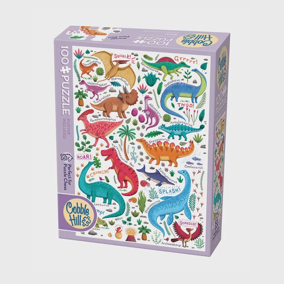 Puzzle: Rawr! Dinosaur (100 pieces)