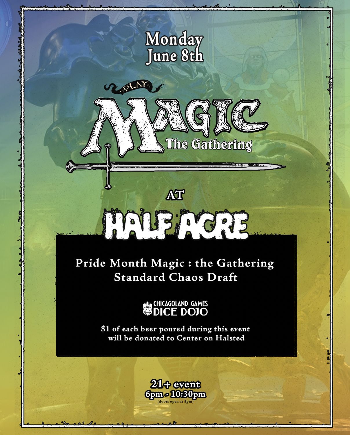 Half Acre x Dice Dojo Pride Chaos Draft