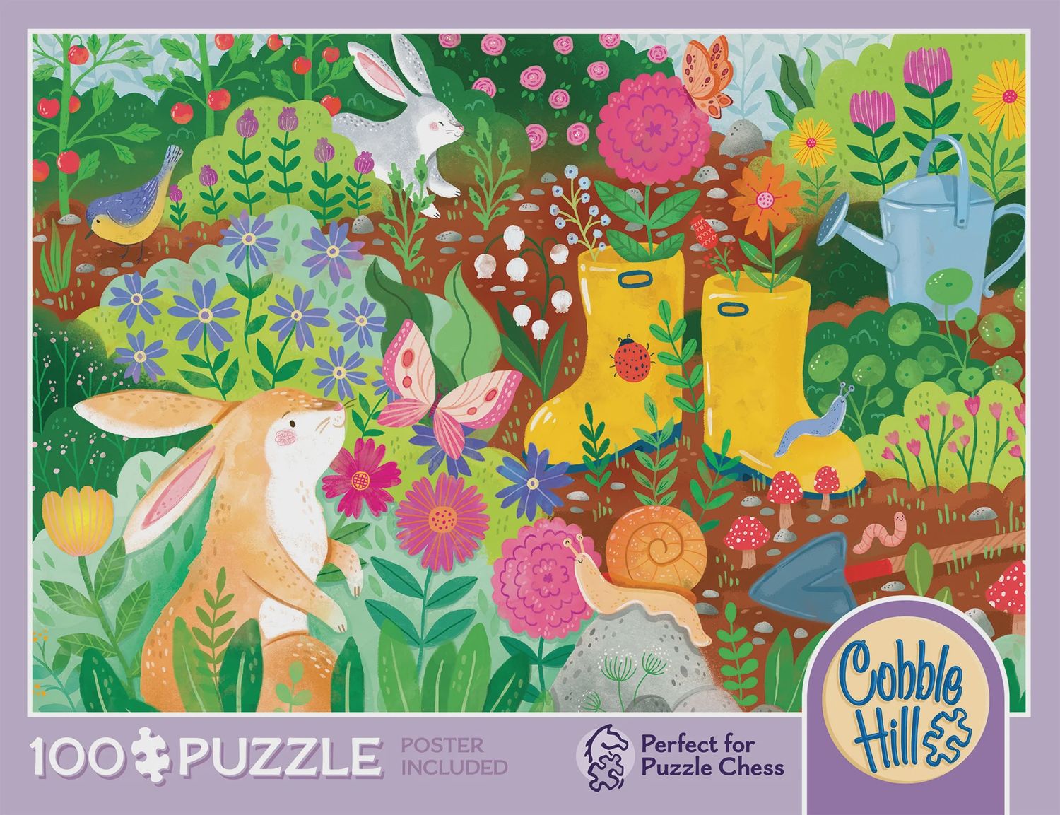 Puzzle: Rabbit Garden (100 pieces)