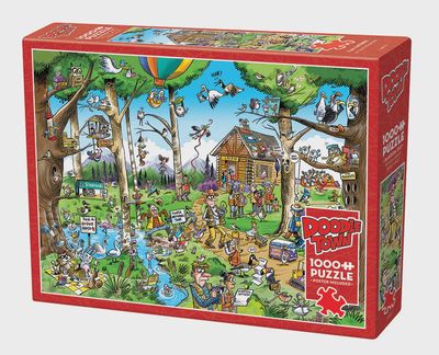 Puzzle: Doodletown: Birdwatcher's Paradise (1000 pieces)