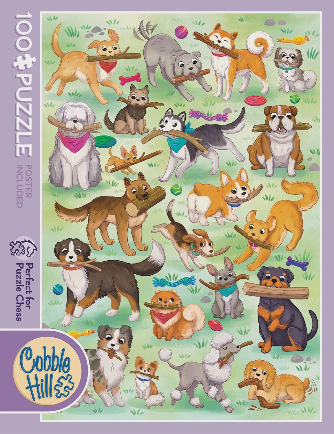 Puzzle: Fetch! (100 pieces)
