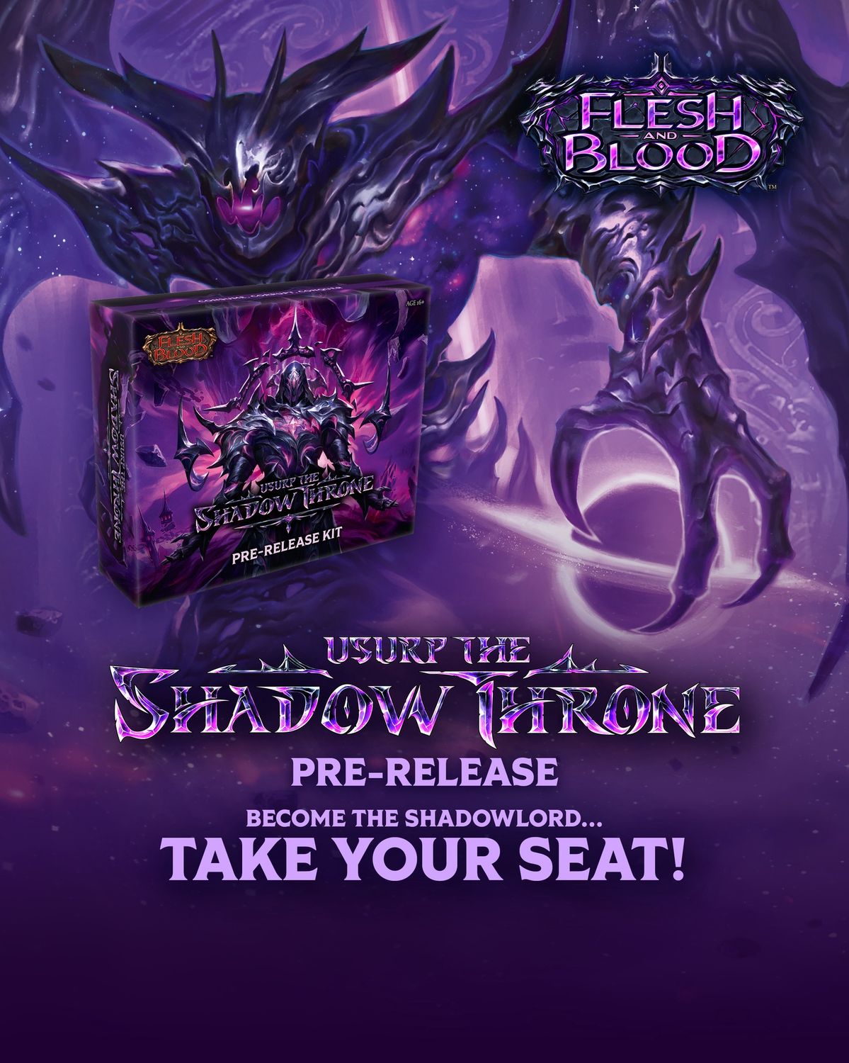 Flesh and Blood - Usurp the Shadow Throne Prerelease - September 21, 2026