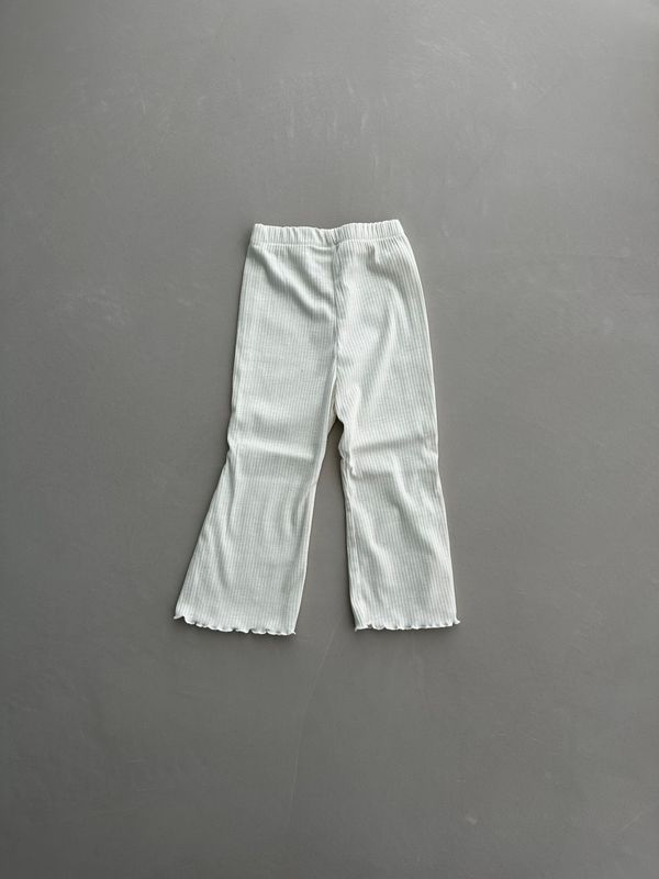 Ribbed Bootcut Pants