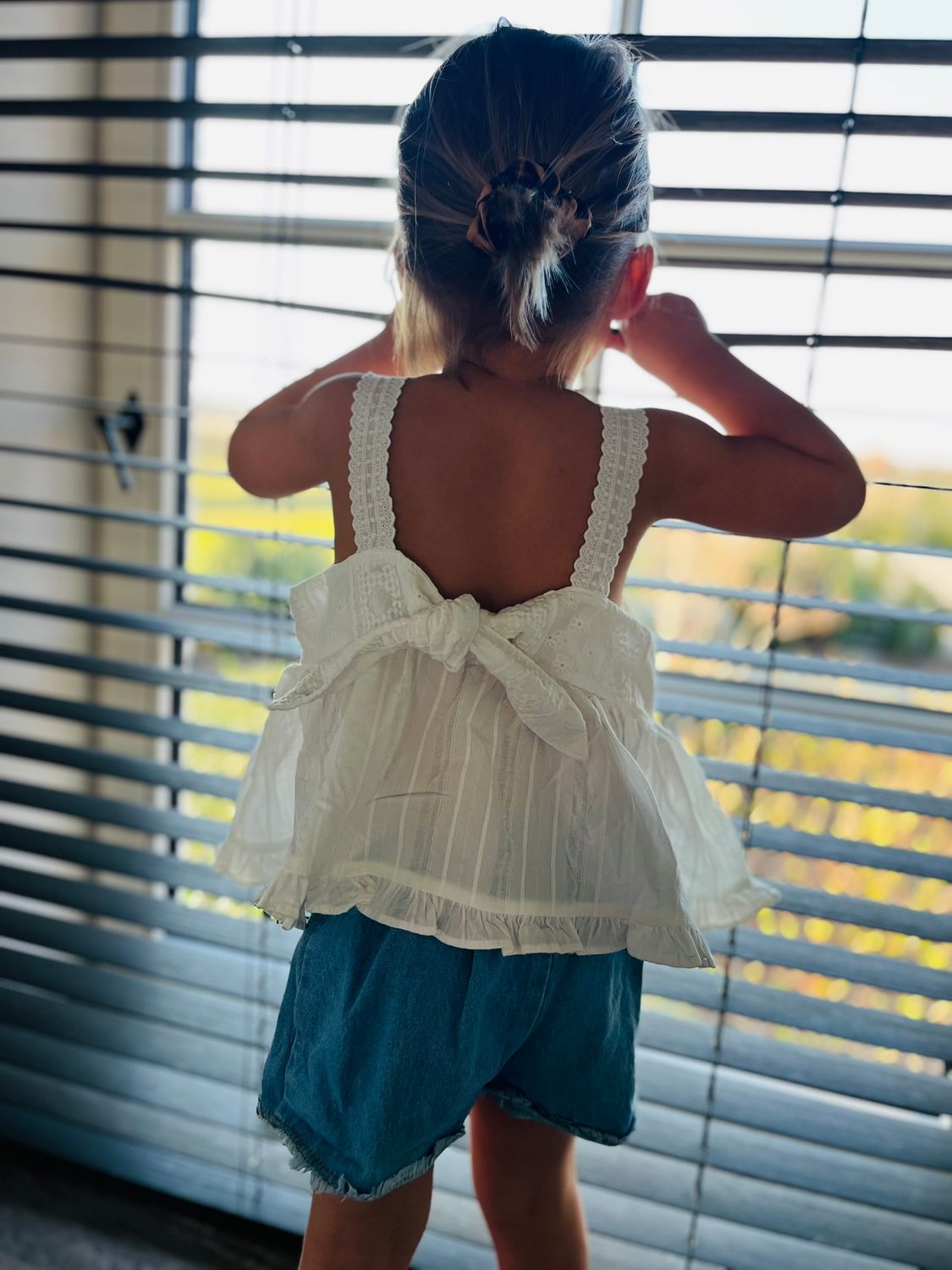 Ribbon bustier