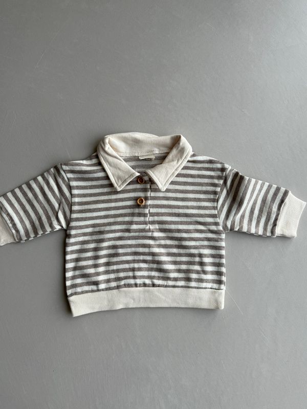 Stripe Collar Tee