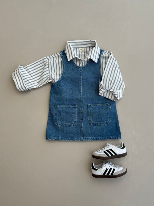 Denim One-piece