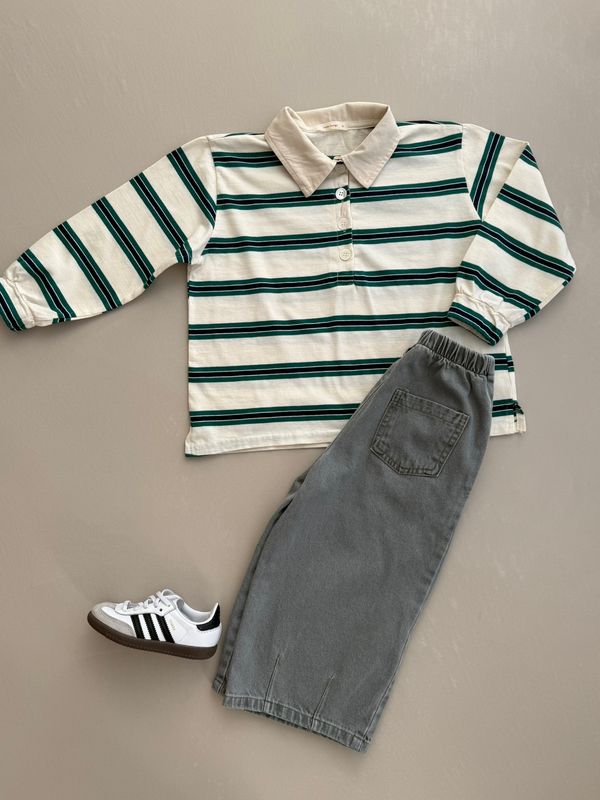 Stripe Collar Tee