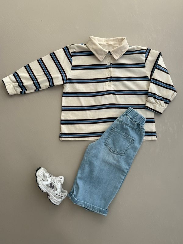 Stripe Collar Tee