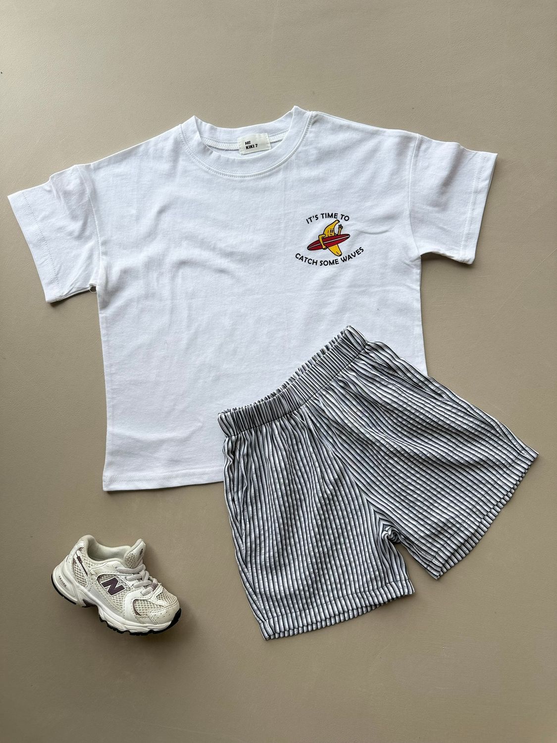 Vertical Striped Short