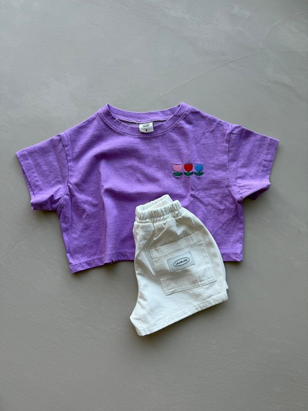 Kids White Cotton Pants