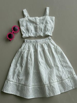 Ellie eyelet skirt