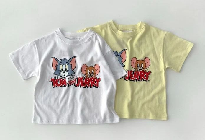 Peekaboo Tom Jerry Short Sleeve Tee