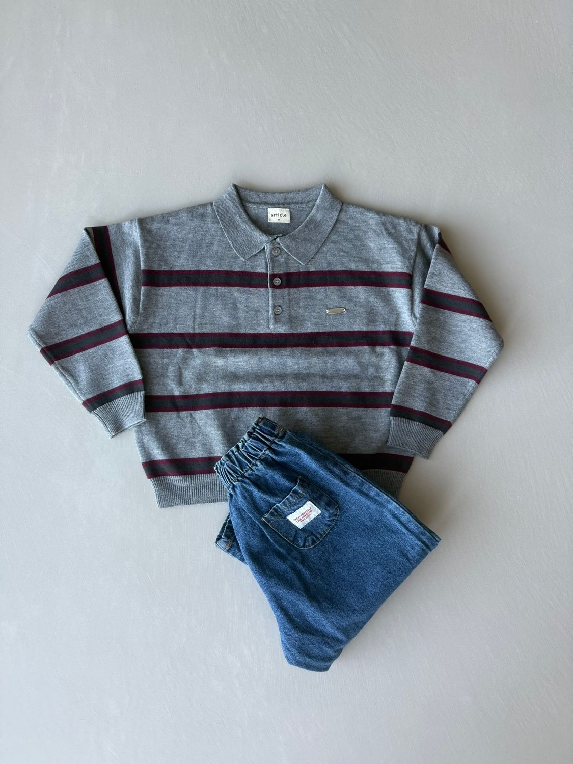 Poly Collar Knit