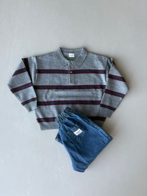 Poly Collar Knit