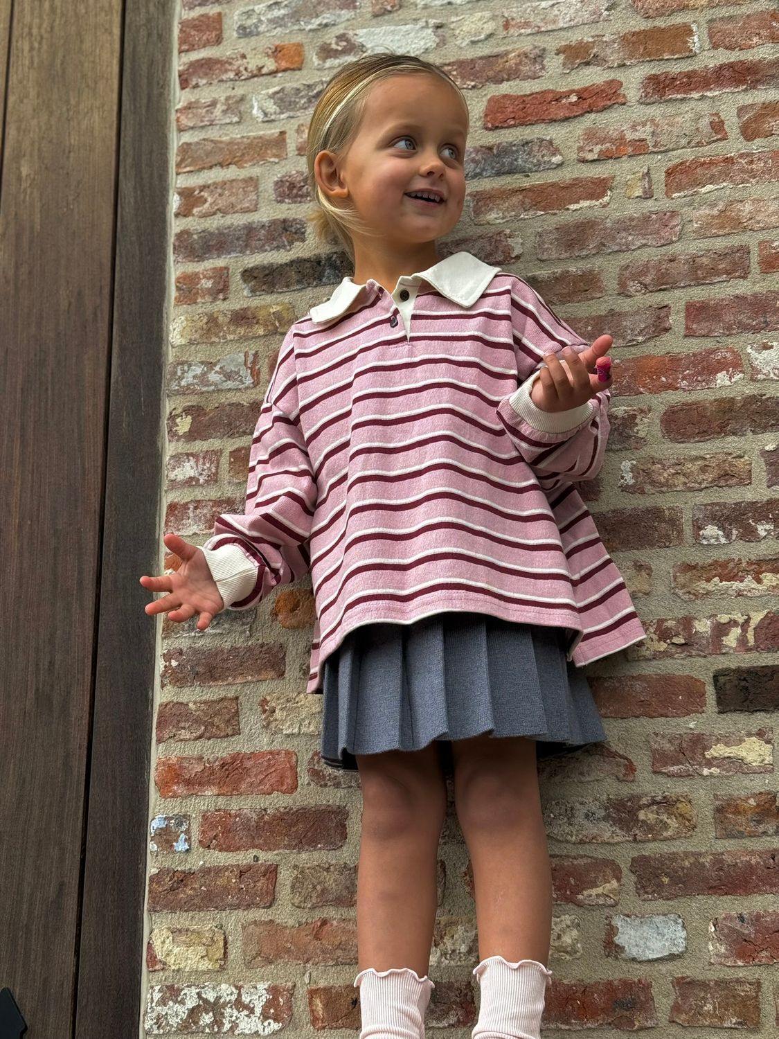Stripe Collar Tee