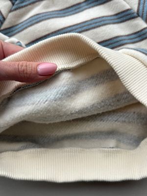 Multi Stripe Brushed Sweatshirt