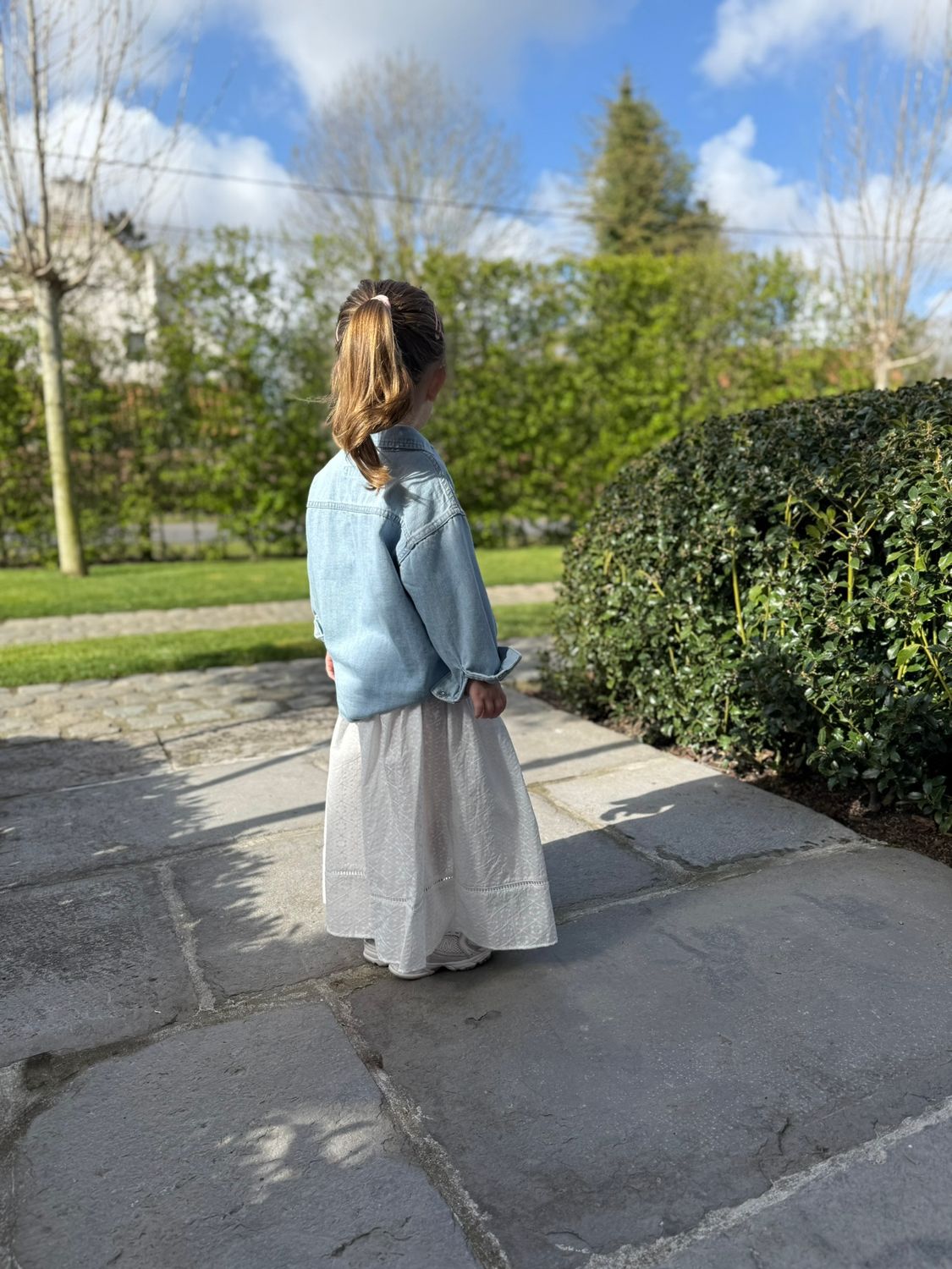 Ellie eyelet skirt