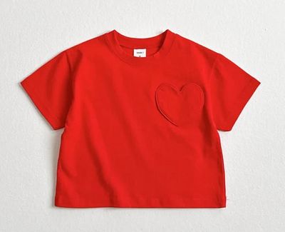 Heart Pocket Short Sleeve Tee