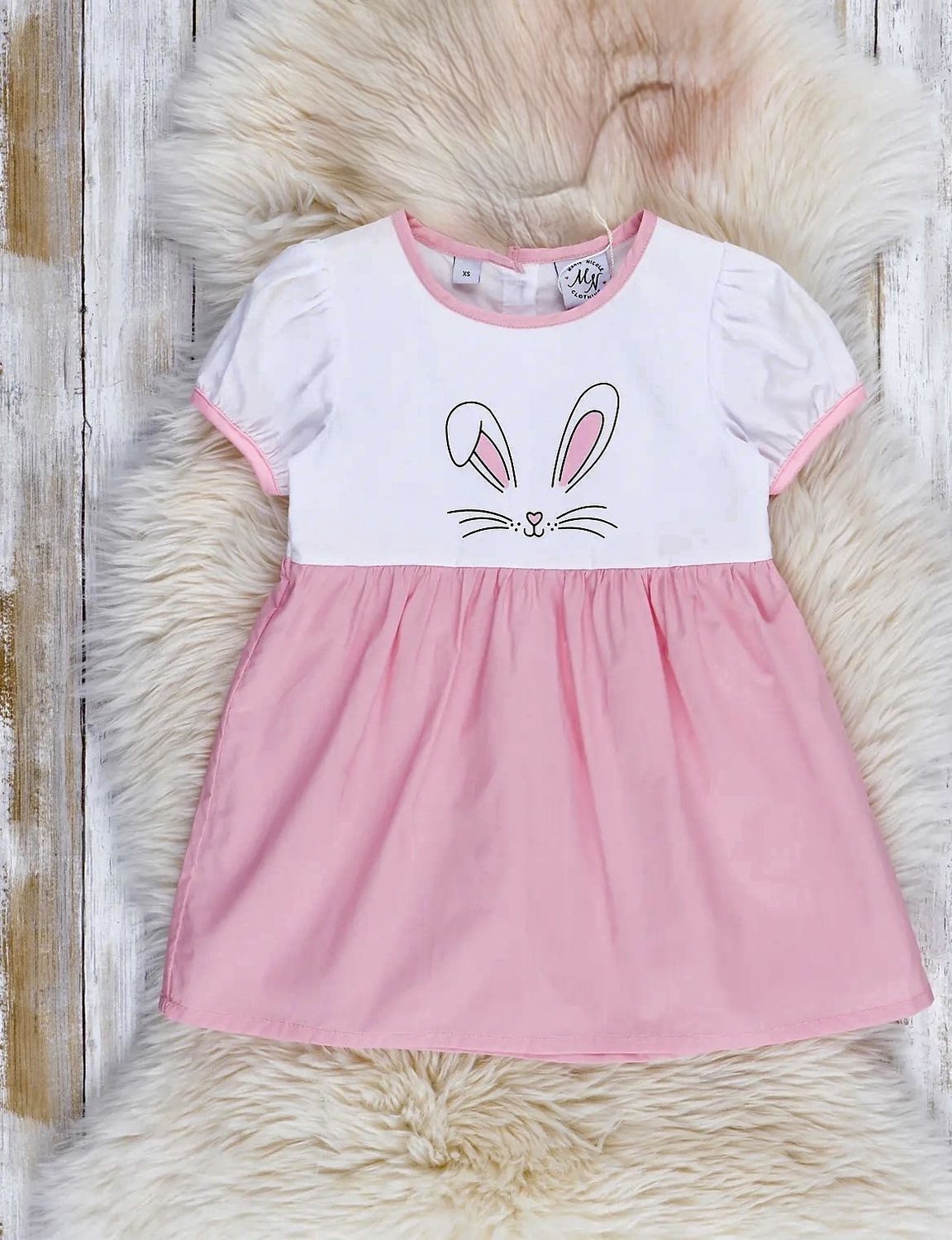 Rose Pink Bunny Dress