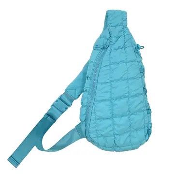 Quilted Puffer Sling Bag