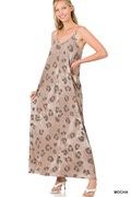 Leopard Sleeveless Maxi Dress