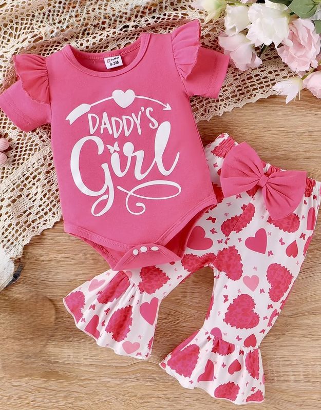 Pink &quot;Daddy&#39;s Girl&quot; Outfit