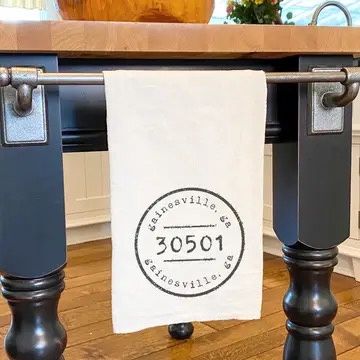 Postmark Stamp - Custom Tea Towel