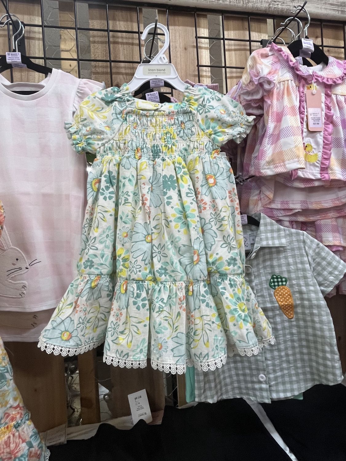 Floral Dress Elastic Band Top