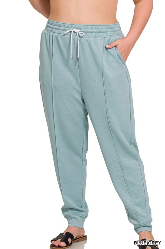 SCUBA SWEATPANTS WITH POCKETS PLUSx