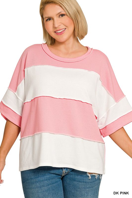 COLOR BLOCK  TOP P