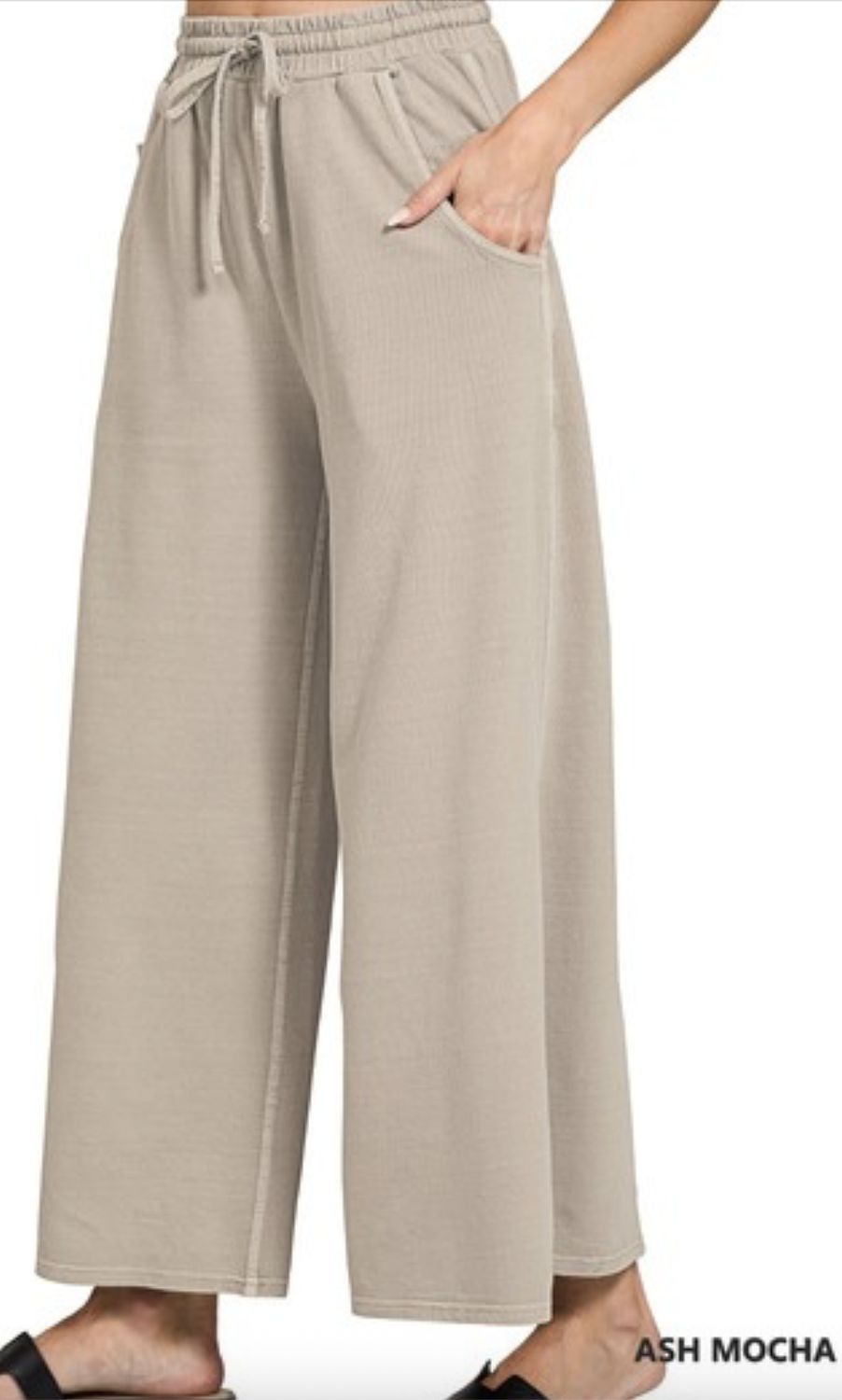 FRENCH TERRY PIGMENT DYE PANTS