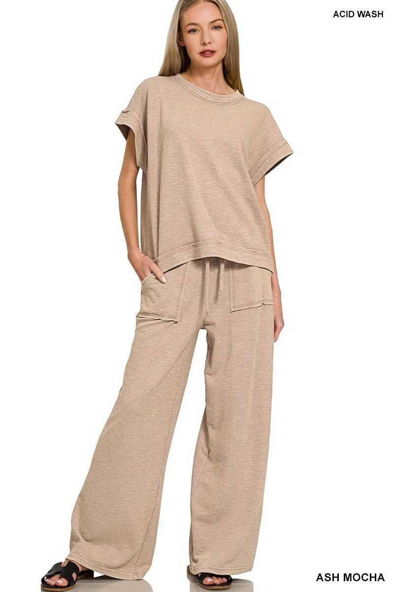 W/SLUB PANTS SET