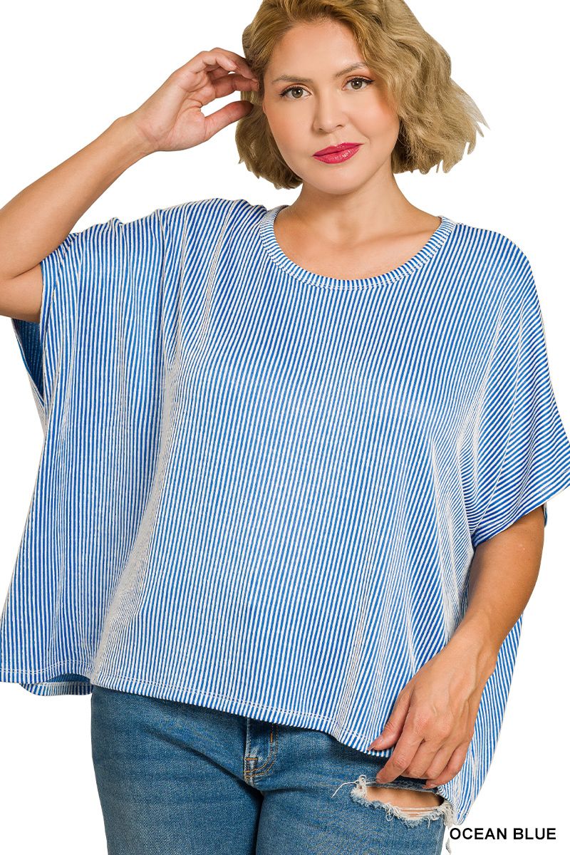 RIB STRIPE TOP