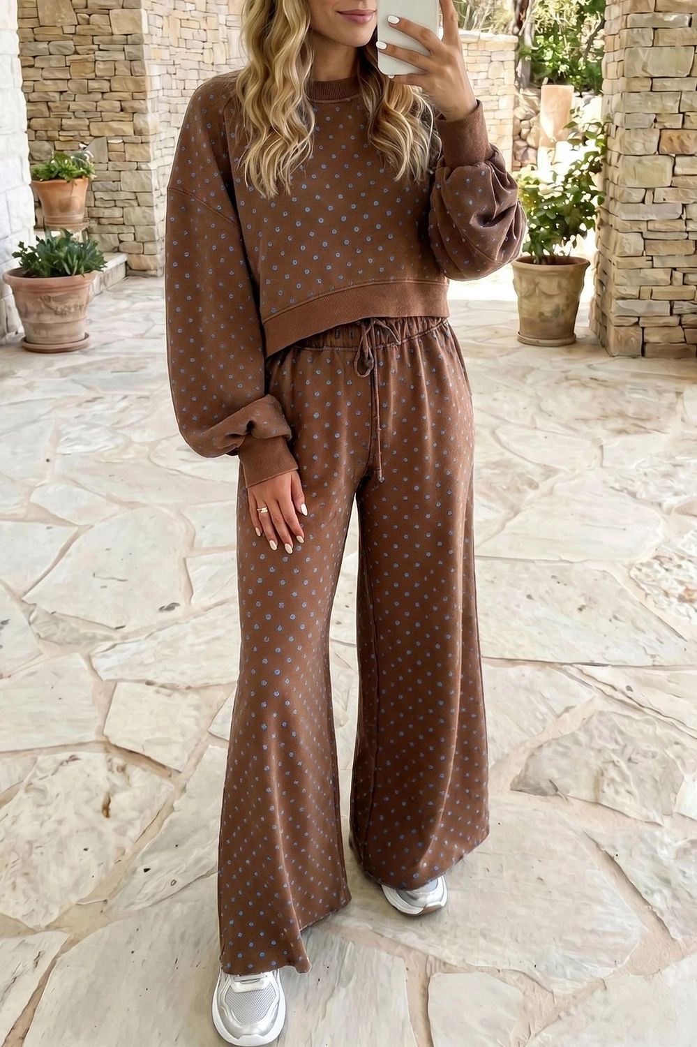 Polka Dot Pant Set