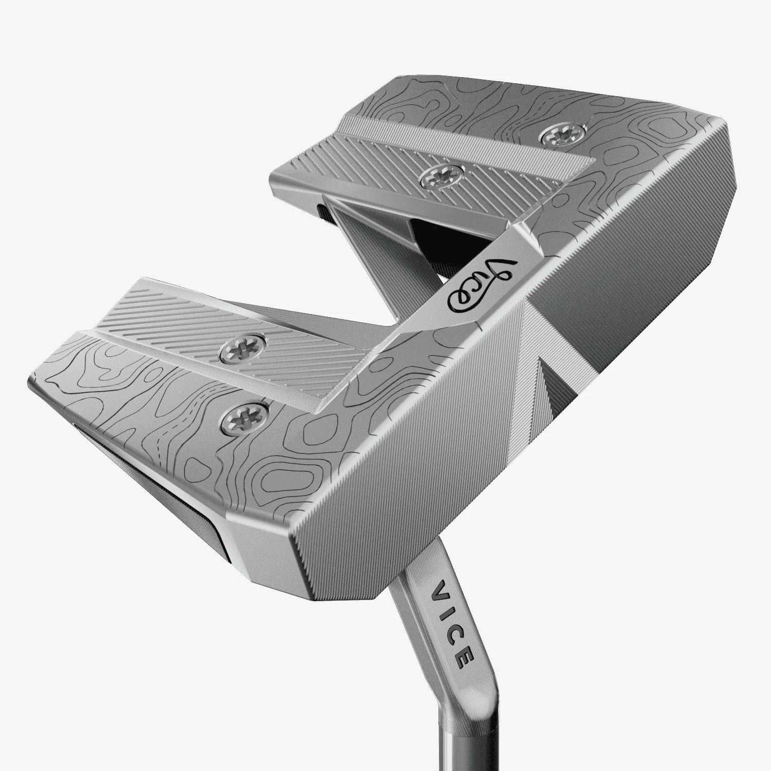 Vice Golf Mallet Putter - VGP02 Shadow Silver