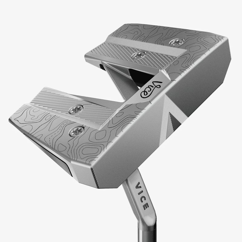 Vice Golf Mallet Putter - VGP02 Shadow Silver