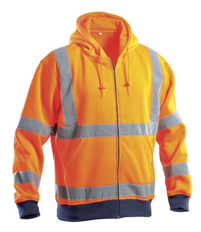 Felpa alta visibilità 100% poliestere colore arancio - Gruppo P&P