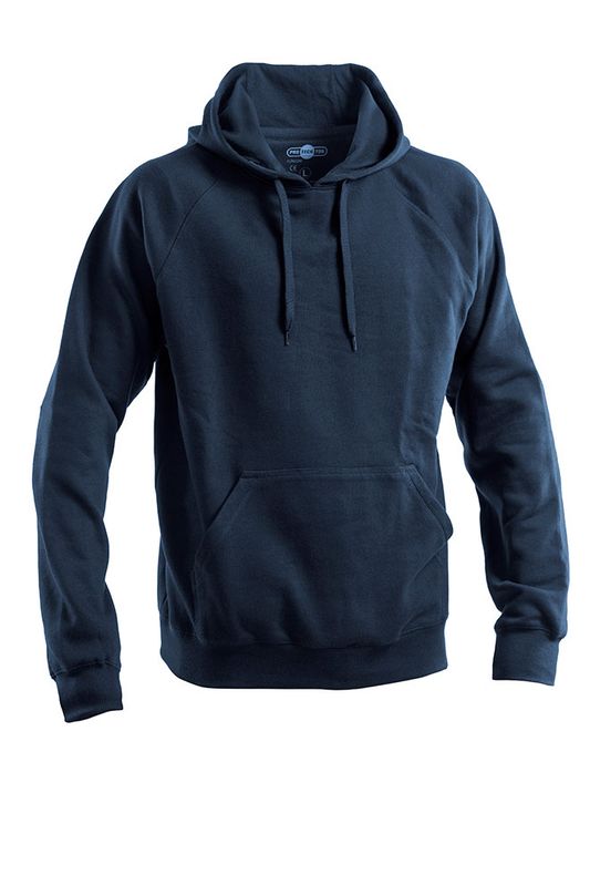 Linea invernale felpa con cappuccio 80% cotone 20% poliestere colore blu - Gruppo P&P