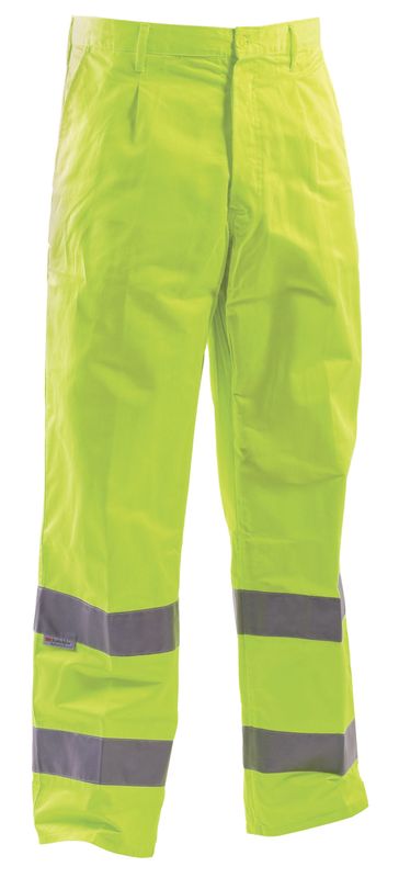 Linea alta visibilità pantalone p/c 40/60% colore giallo  gruppo P&P