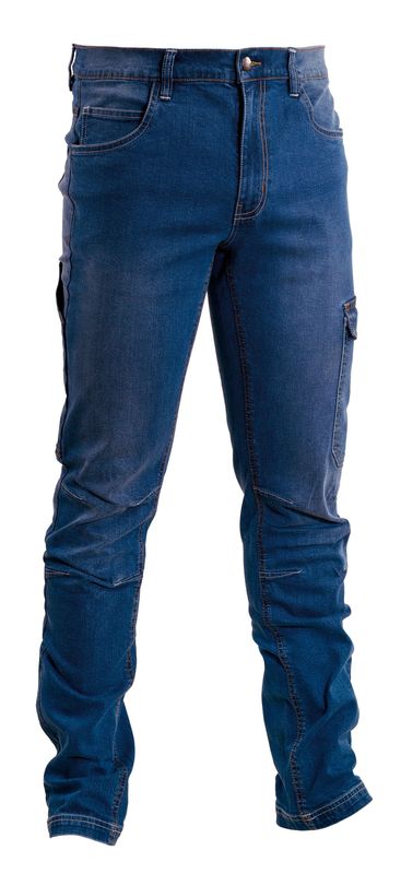 Linea jeans pantalone 83,5% cotone 15,3% poliestere 1,2% elastan colore blu - Gruppo P&P