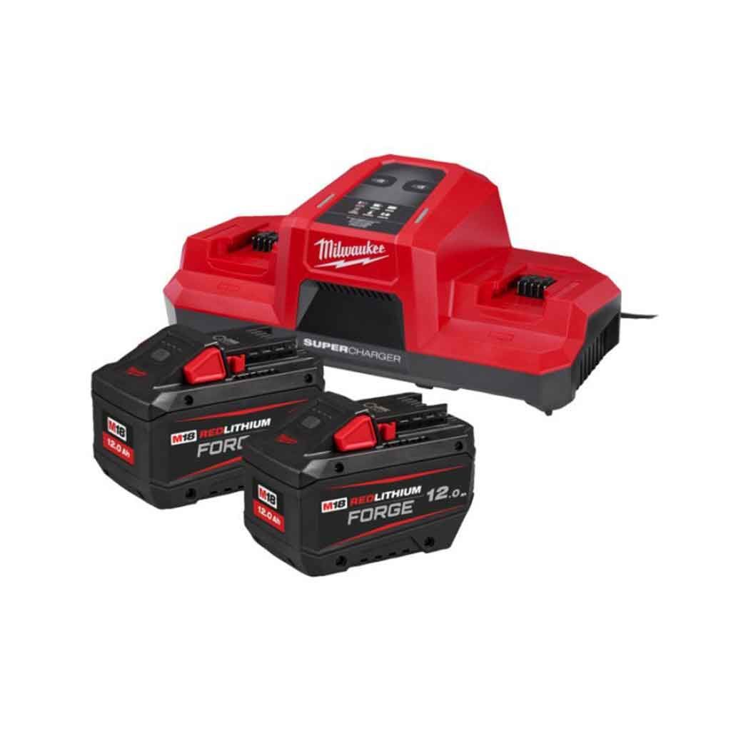 Caricabatterie e batterie kit M18 FORGE  - Milwaukee