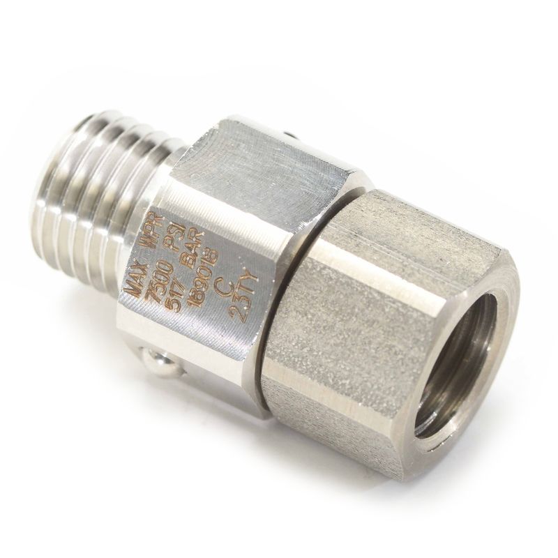 Connettore del raccordo girevole del fluido Graco