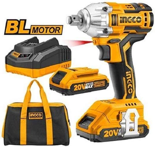 AVVITATORE AD IMPULSI CON 2 BATTERIE + BORSA 1/2" - INGCO