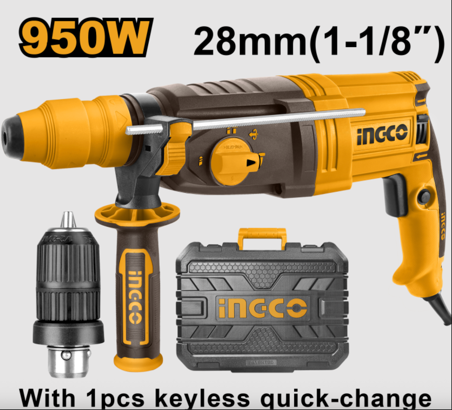 TRAPANO TASSELLATORE 950W - INGCO