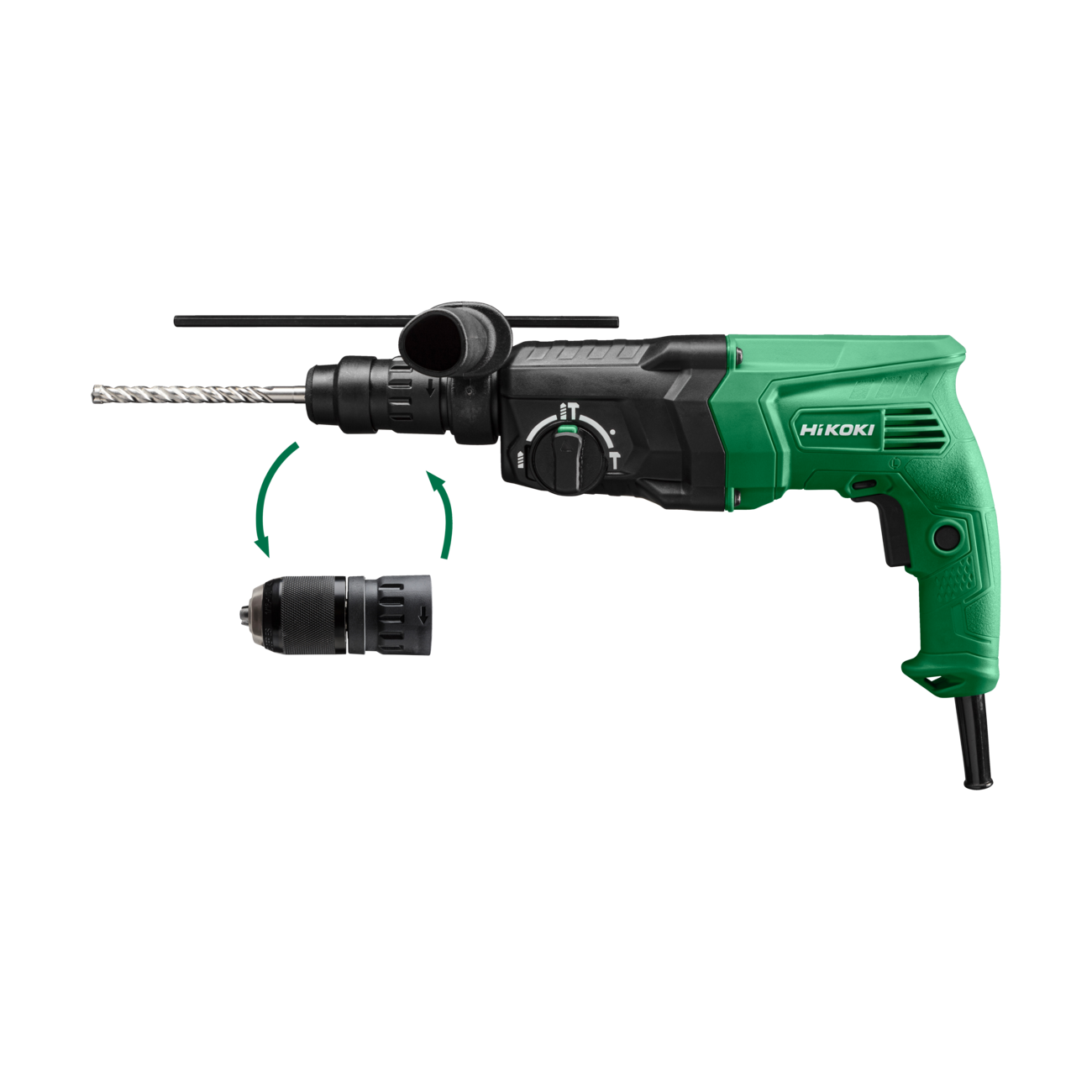 Martello tassellatore 730 W - 3 modalità - mandrino intercambiabile DH24PMH Hikoki
