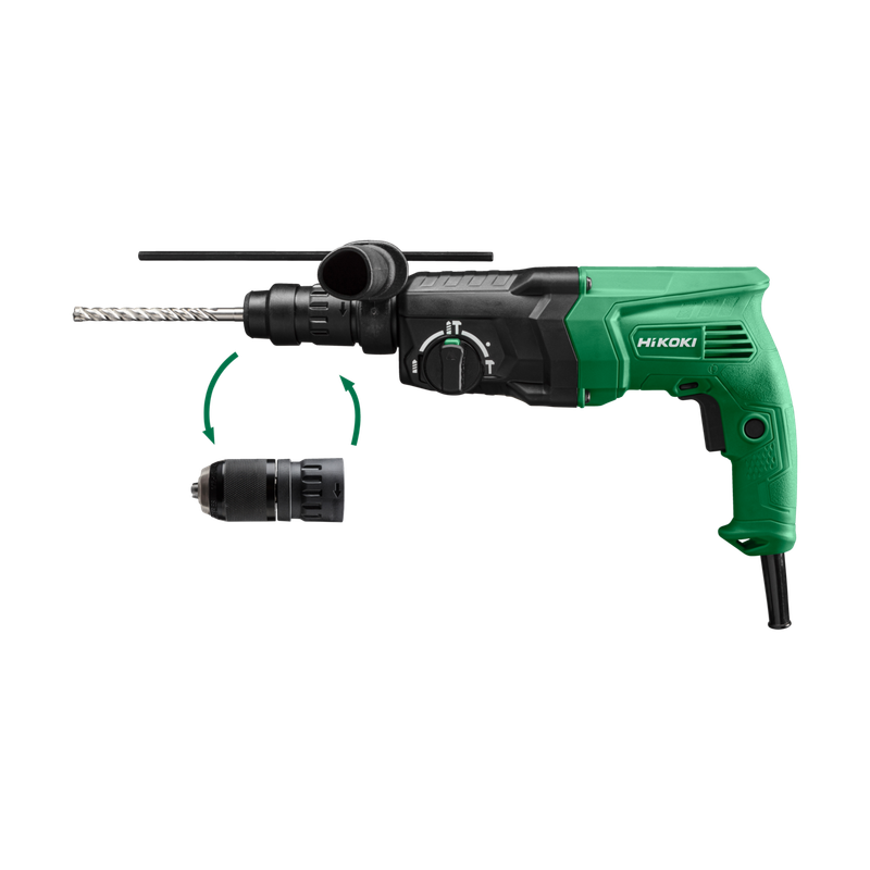 Martello tassellatore 730 W - 3 modalità - mandrino intercambiabile DH24PMH Hikoki