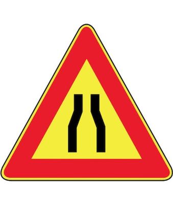 TRIANGOLO "STRETTOIA SIMMETRICA " 90 L. R. C1
